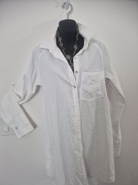 Classic White Button-Down Shirt